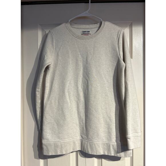 Lands' End Serious Sweats Sweatshirt - Picture 1 of 4